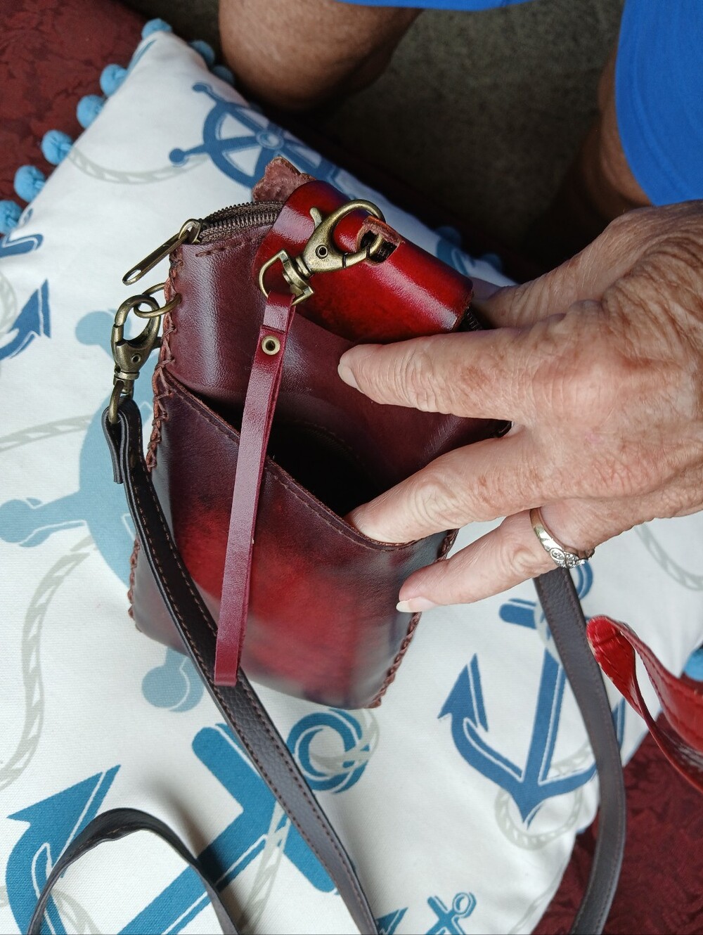 Mexican Butterfly Hand Tooled Leather - Picture 8 of 16